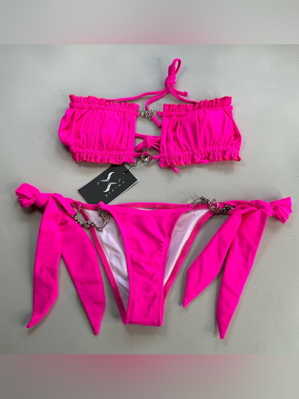 Bikinx Bikini Set Pink Small Classic New